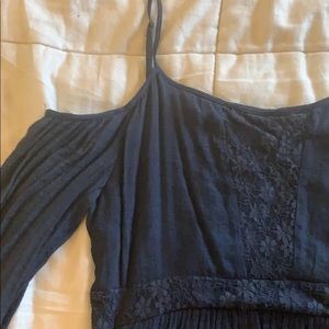 Boho Blue Lace Dress